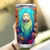 Hyturtle Personalized Gifts Manatee Lover - Manatees Printed Customized Name Stainless Steel Tumbler 20 oz With Lid - Idea Cute Sea Animal Lover Gifts For Women, Girl, Kids On Birthday, Christmas view 3