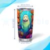 Hyturtle Personalized Gifts Manatee Lover - Manatees Printed Customized Name Stainless Steel Tumbler 20 oz With Lid - Idea Cute Sea Animal Lover Gifts For Women, Girl, Kids On Birthday, Christmas view 4