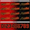 Customize Gradient Baseball Jerseys Button Down Personalized Black Red Baseball T-shirts Short Sleeve Customize Hip Hip Shirts Sports Uniform Jerseys Stitched Name Number Logo for Unisex Youth view 3