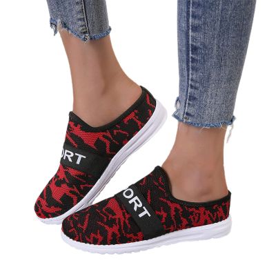 Hbeylia Women's Walking Shoes Fashion Slip On Sock Sneakers Lightweight Breathable Hollow Out Mesh Upper Backless Running Shoes Sandals Workout Footwear Non-Slip Play Sneakers