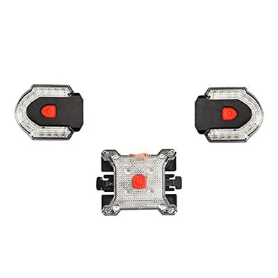 Bicycle Tail Light with Turn Signals 4 Light Modes Detachable Rear Light Remote Control Rechargeable LED Outdoor Indicator for MTB Road Bicycle