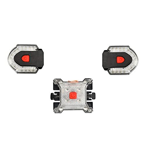 Bicycle Tail Light with Turn Signals 4 Light Modes Detachable Rear Light Remote Control Rechargeable LED Outdoor Indicator for MTB Road Bicycle