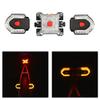 Bicycle Tail Light with Turn Signals 4 Light Modes Detachable Rear Light Remote Control Rechargeable LED Outdoor Indicator for MTB Road Bicycle view 2