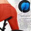 Men's Bike Shorts 3D Padded Cycling Road Biking Underwear Mountain Riding Biker Bicycle UPF 50+ Cycle Shorts Zipper Pockets(Orange,S) view 4