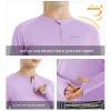 SG Edge Women's Standard Outdoor Quick Dry Sun Protection 1/4 Zip Long Sleeve Shirt, Purple view 4