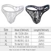 SINMIUANIME Men's lace Anime Panties Three Point Underwear Sheer Mesh Bikini Briefs T-back G-string Panty Sexy (YS2Black, M) view 3