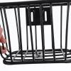 1pc Black Bike Basket Metal Bike Frame Basket Bicycle for Most Childrens Bicycles and Kids Tricycles view 4
