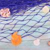 Decorative Fishing Net Beige & Dark Blue 80x40 Inch,YuanDe 2 Pack Picture Fish Net,Wall Photo Hanging Fishnet for Nautical Mermaid Pirate Ocean Theme Hawaii Beach Under The Sea Party Decoration view 4