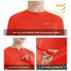 SG Edge Women's Standard Outdoor Quick Dry Sun Protection 1/4 Zip Long Sleeve Shirt, Red view 4