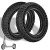 Felixstory 50/75-6.1 Off-road Tire, Upgraded Size 9x2.25 Solid Tire Replacement for All 8.5x2.0 inch Original Tires, Fit for VOLPAM SP06, Hover 1 Journey, Gotrax GXL V2 Electirc Scooter Tyre view 1