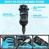 Inline Skates for Adults Men Women, Adjustable Aggressive Durable Roller Skates with Giant Wheels, High Performance Skates for Male Female Teal Size 8 9 10 11 view 3