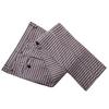 Black Tweed Plaid Trousers Men Casual Pants Wool Formal Suit Pants Men Khaki 42W x 34L view 1