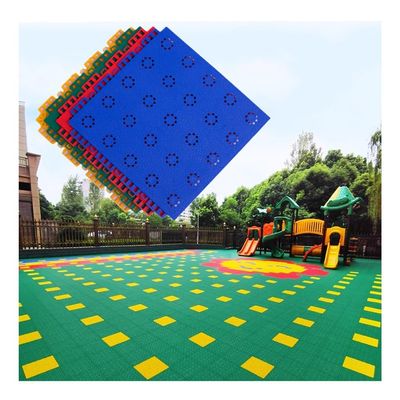 1ft Kindergarten Outdoor Waterproof Sports Flooring TilesModular Interlocking Floor TilesSelf-Draining/Anti Slip Floor mat (Color : Yellow, Size : 10PCS)