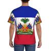 Decktt Flag of Haiti Men's T Shirt Men's Tight-Fitting Sports T-Shirt Personalized Fashion Pattern T-Shirt view 3