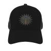 YvoneDBrownn Blume Des Lebens Flower of Life Sacred Geometry Baseball Cap for Men Women Adjustable Mesh Trucker Hat Black view 3