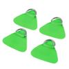X AUTOHAUX 4pcs Boat Kayak D Ring Buckle Patch PVC Stainless Steel Triangle Shape D Ring Pad for Inflatable Boat Kayak Canoe Deck Green view 1