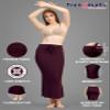 TRENDMALLS Spandex Saree Shapewear Petticoat for Women, Cotton Blended, Skirts for Women, Shape wear Dress Purple view 2