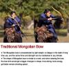 Wolfman Recurve Bow and Arrow Set Handmade Longbow Takedown Bow Traditional Mongolian Horse Bow for Adults/Beginner Archery Outdoor Hunting Target Shooting (White Camo) view 4