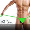 AGJGFM Men's ice Silk Bikini tie String Thong Briefs Tie Shorts Underwear view 4