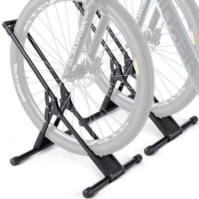 CXWXC Bicycle Stand Floor - Indoor Bike Rack Garage Storage - Bike Stand Floor Type Parking Rack for 20-29 Mountain MTB & Road Bikes (2 Bike Rack)
