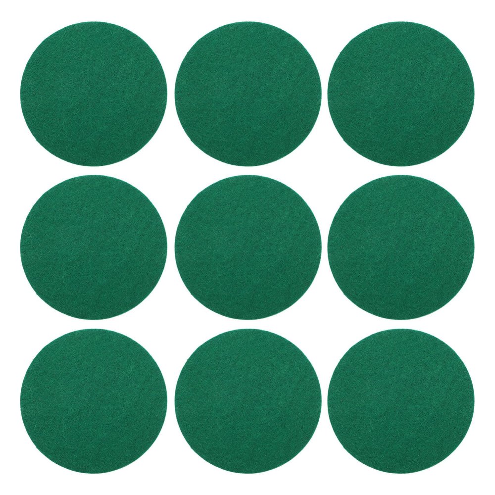 Kisangel Enhance Your Air Hockey Game: 10pcs Polyester Fiber Pusher Patches for Hockey Table Accessories