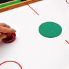 Kisangel Enhance Your Air Hockey Game: 10pcs Polyester Fiber Pusher Patches for Hockey Table Accessories view 3