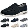 bumuam Mens Diabetic Edema Shoes Extended Widths,Extra Wide Widths Walking Edema Sneakers Adjustable Strap Easy On/Off Men 11/Women 12