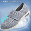 bumuam Mens Diabetic Edema Shoes Extended Widths,Extra Wide Widths Walking Edema Sneakers Adjustable Strap Easy On/Off Men 11/Women 12 view 2