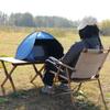 RXQNN Small Pop Up Beach Tent with Meshed Window, Portable Head Tent Beach Pet Shade for Small Dogs/Cats (Blue) view 3