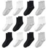 GENTABY Kids Soft Crew Socks 12 Pairs 7-10 Years - Breathable Toddler Socks for Boys Girls School Sports view 1