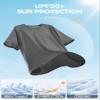 Men's Swim Shirt Quick Dry Sun Shirts UPF50+ Rash Guard for Men Short Sleeve UV Sun Protection Beach Shirts Dark Grey view 3