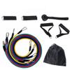 11 Pcs/Set Latex Resistance Band Training Exercise Tube Yoga Rope Pull Elastic Rubber Expander Fitness Equipment Belt view 1