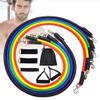 11 Pcs/Set Latex Resistance Band Training Exercise Tube Yoga Rope Pull Elastic Rubber Expander Fitness Equipment Belt view 2