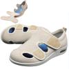 bumuam Women Slip On Shoes with Arch Support,Outdoor Walking Sneakers Orthopedic Lightweight Comfy Casual Slippers for Elderly Swollen Feet Arthritis Recovery Men 8.5/Women 9.5 view 1