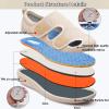 bumuam Women Slip On Shoes with Arch Support,Outdoor Walking Sneakers Orthopedic Lightweight Comfy Casual Slippers for Elderly Swollen Feet Arthritis Recovery Men 8.5/Women 9.5 view 2