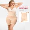 Nebility Womens' Tummy Control High Waist Trainer Body Shaper (US, Alpha, 3X-Large, Regular, Regular, Beige-Mid Thigh) view 3