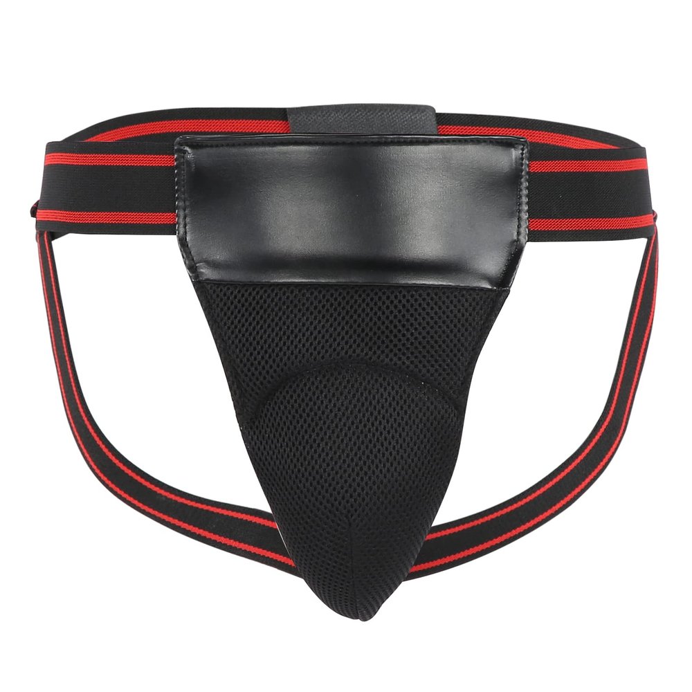 Syrisora Taekwondo Groin Protector MMA Sanda Crotch Guard Boxing Ergonomic Protection Elastic Belt