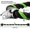 AWEFRANK Triceps Rope Cable Attachment Gym Pull Down Rope, 27 & 36 Inch with 4 Colors, Easy to Grip & Non-Slip Cable Machine Pull Down Rope for Gym Workout Exercise (Green) view 3