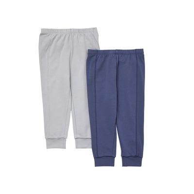 Hanes Unisex Baby Pure Comfort Baby French Terry Joggers, Baby Girl and Baby Boy Pants, 2-Pack