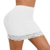 Avidlove Half Slips for Women Under Dress Non Cling Floral Lace Trim Above Knee White Half Slip (White M) view 1