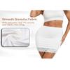 Avidlove Half Slips for Women Under Dress Non Cling Floral Lace Trim Above Knee White Half Slip (White M) view 3