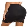 Avidlove Half Slips for Women Under Dress Non Cling Floral Lace Trim Above Knee Black Half Slip (Black L) view 2