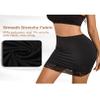 Avidlove Half Slips for Women Under Dress Non Cling Floral Lace Trim Above Knee Black Half Slip (Black L) view 3