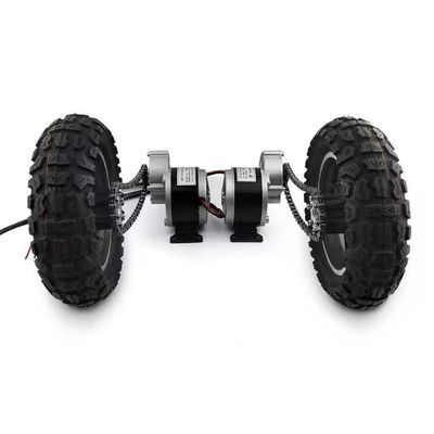 L-faster DIY 250w 10 Inch Wheel Dual Drive Farm Garden Bike Candy Hand Food Golf Cart Conversion Kit (36V250W Max 8kph)