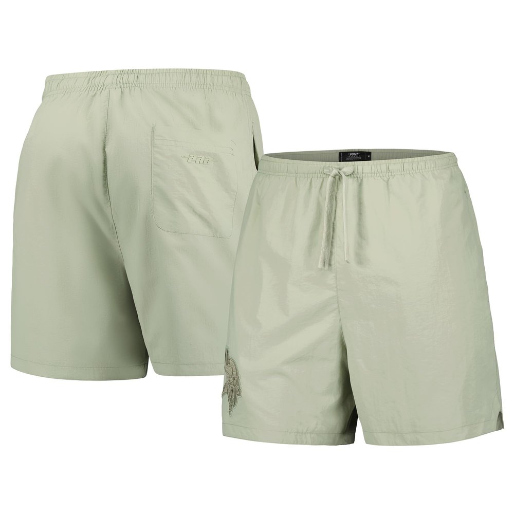 Pro Standard Men's Light Green Minnesota Vikings Neutrals 2.0 Woven Shorts