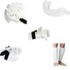 Proforce Karate Sparring Gear Set Combo with shin and Mouth (White, Adult med) view 3