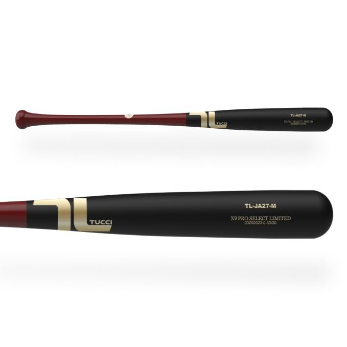 Tucci TL-JA27 X9 Pro Select Limited Stock Wood Bat, 32"