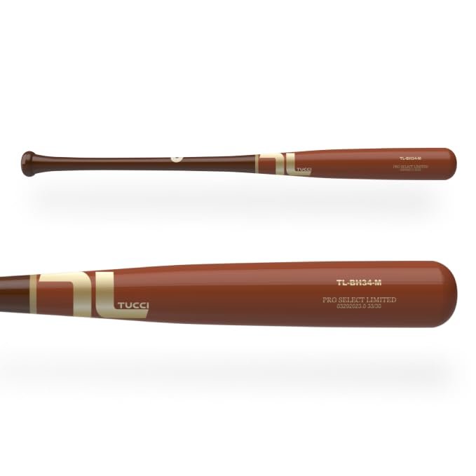 Tucci TL-BH34 Pro Select Limited Stock Wood Bat, 32"