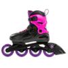 Rollerblade Fury Junior Adjustable Fitness Inline Skate, Black & Pink view 3