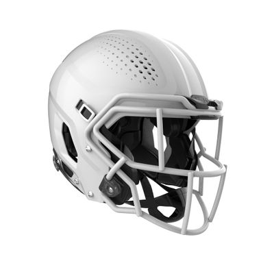 VICIS ZERO2 Youth Football Helmet, Molded Gloss White, Large, SO-212E Facemask